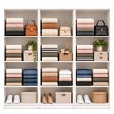 Ver imagem 2 de Armário Closet Modulado Prateleiras Luna Branco - 3 Peças