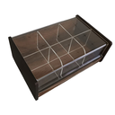 Ver imagem 3 de Caixa porta chás 6 divisórias mdf e acrílico