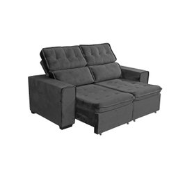 Sofá Zara C/encosto Ajustável e Pés com Rodízio Cristal C/2 Metros Anjo de Casa - 2