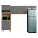 Ver imagem 1 de Kit Cozinha Versalhes Plus 3 Peças Freijó Gris - Kits Paraná