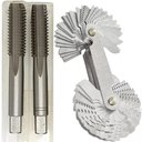 Ver imagem 1 de Kit Jogo de Macho - Unf 9/16 X 18 + Cálibre de Rosca 52 Lâm.