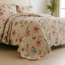 Ver imagem 3 de Cobre Leito Solteiro Evolution Dupla Face Floral Terra Rosa