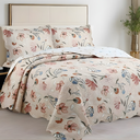 Ver imagem 2 de Cobre Leito Solteiro Evolution Dupla Face Floral Terra Rosa