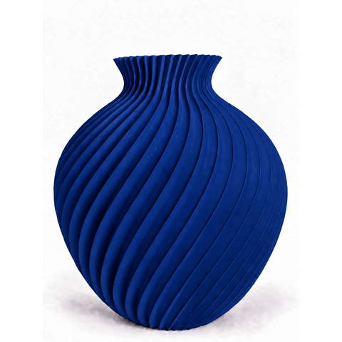 Vaso Decoração Moderno Grande:Azul