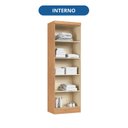 Ver imagem 5 de Guarda-roupa Modulado 2 Portas com Prateleiras Infinity