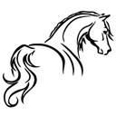 Ver imagem 1 de Adesivo Decorativo Cavalo Cowboy Parede Sertanejo Sala Quarto:preto