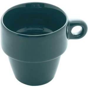 Xícara Caneca Empilhável Chá Café Cerâmica 210ml Decoração
