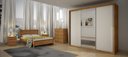 Ver imagem 1 de Guarda Roupa Casal com Espelho 3 Portas 6 Gavetas - Palazzo-cumaru/fendi - Móveis Novo Horizonte