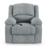 Poltrona do Papai Reclinável Sala de Cinema Barcelona Controle Elétrico Usb Linho Cinza - 1
