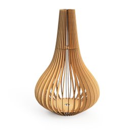 Abajur Grande de Chão PELICANO MDF Luminária - MDF CRU - 1