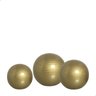 Trio de Esferas para Decoração de Mesa de Centro Listra Dourada - 1