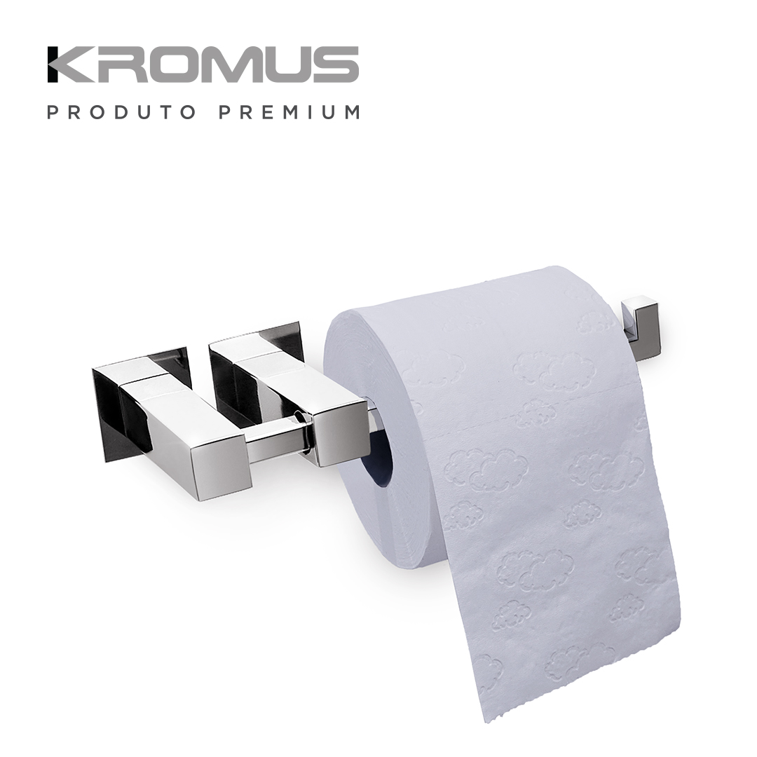 Kit Acessórios Para Banheiros 5 Peças Inox - Kromus Kitqd5a - 4