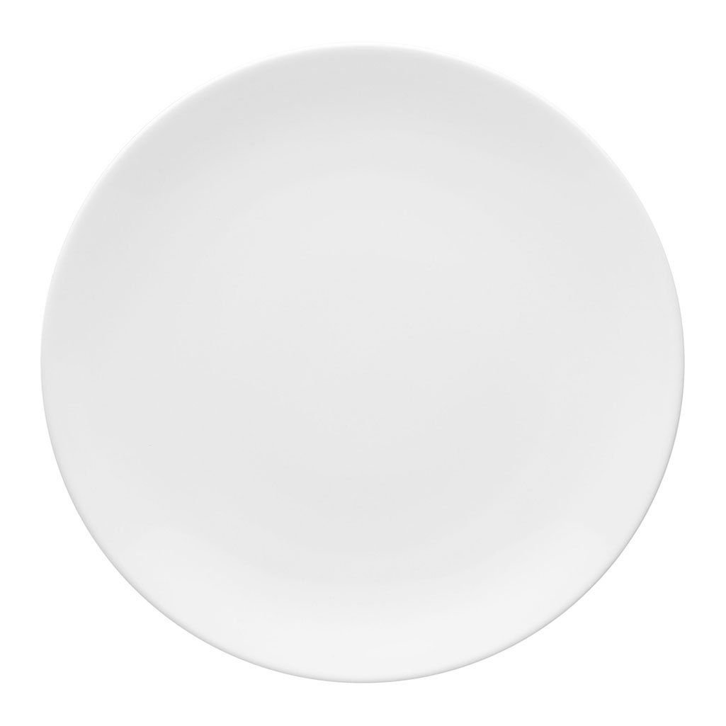 Kit Jogo Pratos Fundos Rasos Sobremesas Coup White 18 Peças - 6