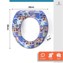 Kit Redutor de Assento Vaso Sanitário Infantil Desfralde com Degrau Banheiro Crescidinho Antiderrapa - 2