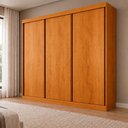Ver imagem 2 de Guarda Roupa 3 Portas Veneza sem Espelho 100% MDF Mais Móveis