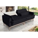 Ver imagem 5 de Sofá Cama Rivieira 2.10m - Preto