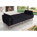 Ver imagem 3 de Sofá Cama Rivieira 2.10m - Preto