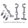 Kit 12 Suporte de Metal para Varão de Cortina Pesada 28 Mm e 19 Mm 16 Cm Decoribitinga Varões e Supo - 3