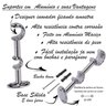 Kit 12 Suporte de Metal para Varão de Cortina Pesada 28 Mm e 19 Mm 16 Cm Decoribitinga Varões e Supo - 5