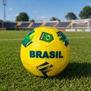 Ver imagem 2 de Bola de Futebol Brasil Copa Número 5 - Amarela