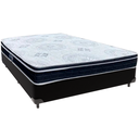 Ver imagem 1 de Cama Box Preto e Colchão Orthosono D33 com Pillow Top Viúvo Anjos