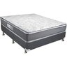 Colchão Casal Lucksfaction Plus Luckspuma   Molas Ensacadas  Pillow Top Gray 138x188x30 Altura - 1