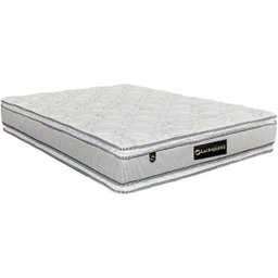 Colchão Casal Lucksfaction Plus Luckspuma   Molas Ensacadas  Pillow Top Gray 138x188x30 Altura - 3