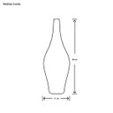 Ver imagem 5 de Vasos Decorativos de Cerâmica Dupla Garrafas Cristal Falésias Joelma Decorações Styllo