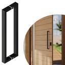 Ver imagem 1 de Puxador Duplo Df 991 - Preto - 40 Cm