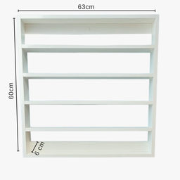 Expositor Esmaltes Branco Espaço para 200 Esmaltes 60x63x6 - 5