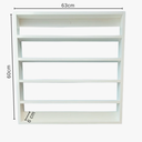Ver imagem 5 de Expositor Esmaltes Branco Espaço para 200 Esmaltes 60x63x6