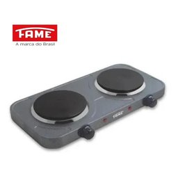 Fogão Elétrico Dois Pratos de Aquecimento 220v Fame Fogão Elétrico 2 Pratos - 3