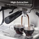 Ver imagem 5 de Takywep Máquina de Espresso 20 Bar Semi-automática com Vaporizador Cinza