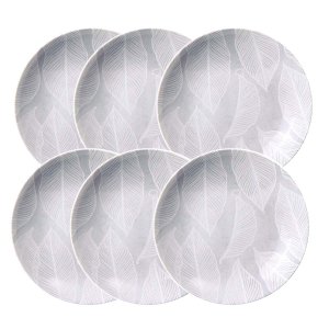 Prato Fundo Porcelana Decorada Arbo 21cm 6 Unidades - Tramontina 96580/072