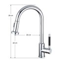 Ver imagem 6 de Torneira Cozinha Gourmet Monocomando Cromada:Cromado