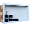 Nicho em Porcelanato Branco Santorine Polido 60x32cm - 4
