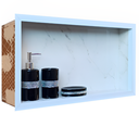 Ver imagem 4 de Nicho em Porcelanato Branco Santorine Polido 60x32cm