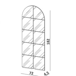 Espelho Decorativo Vertical 182cm X 72cm X 4,5cm - 3