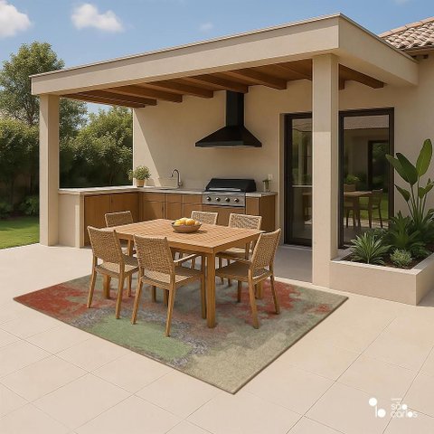 Tapete Elemento Aqua 200x250cm Tapetes São Carlos