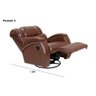 Poltrona Reclinável Imperial Soroterapia Idosos Motorizada e Giro Balanço Corissimo Pinhão 849 - 6