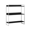 Ver imagem 2 de Nicho 3 Prateleiras 95cm Industrial Córdoba Branco e Preto Marrom