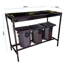 BANCADA PARA LAVAGEM DE PEÇAS SEPARADORA DE ÁGUA E ÓLEO 800L/H - 6