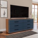 Ver imagem 1 de Cômoda Organizadora 150cm com 6 Gavetas 240830 Linha Valência Politorno