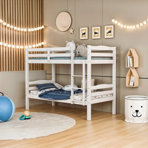 Beliche Infantil Madiz em Madeira Maciça Branco