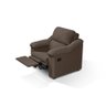 Poltrona Retrátil e Reclinável Articulada com Acionamento Elétrico Bivolt Líbano Tecido Veludo Marro - 4