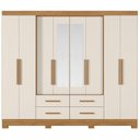 Ver imagem 3 de Guarda-roupas Casal 8 Portas San Lorenzo