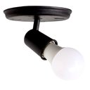 Ver imagem 6 de Kit 2 Luminárias de Sobrepor 1 Lâmpada Direcionável Cor:preto