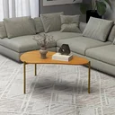 Ver imagem 1 de Mesa de Centro Orgânica 100% MDF 90cm Marrom