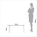 Ver imagem 4 de Mesa de Centro Orgânica 100% MDF 90cm Marrom
