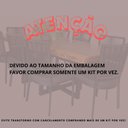 Ver imagem 5 de Jogo 4 Cadeiras de Alumínio Corda Sintética Assento 50cm Alt Preto